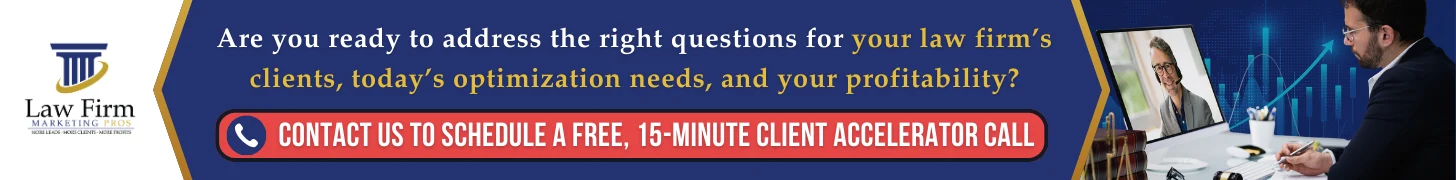 GEO, AEO, and SEO for Law Firms: What These Strategies Mean for Law Firm Marketing 4 Are you ready to address the right questions for your law firm’s clients, today’s optimization needs, and your profitability