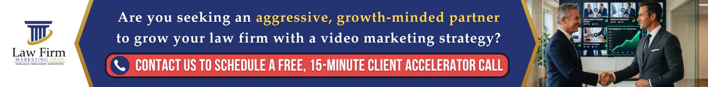 Video Marketing for Attorneys: Staying Compliant While Standing Out 4 Are you seeking an aggressive, growth-minded partner to grow your law firm with a video marketing strategy