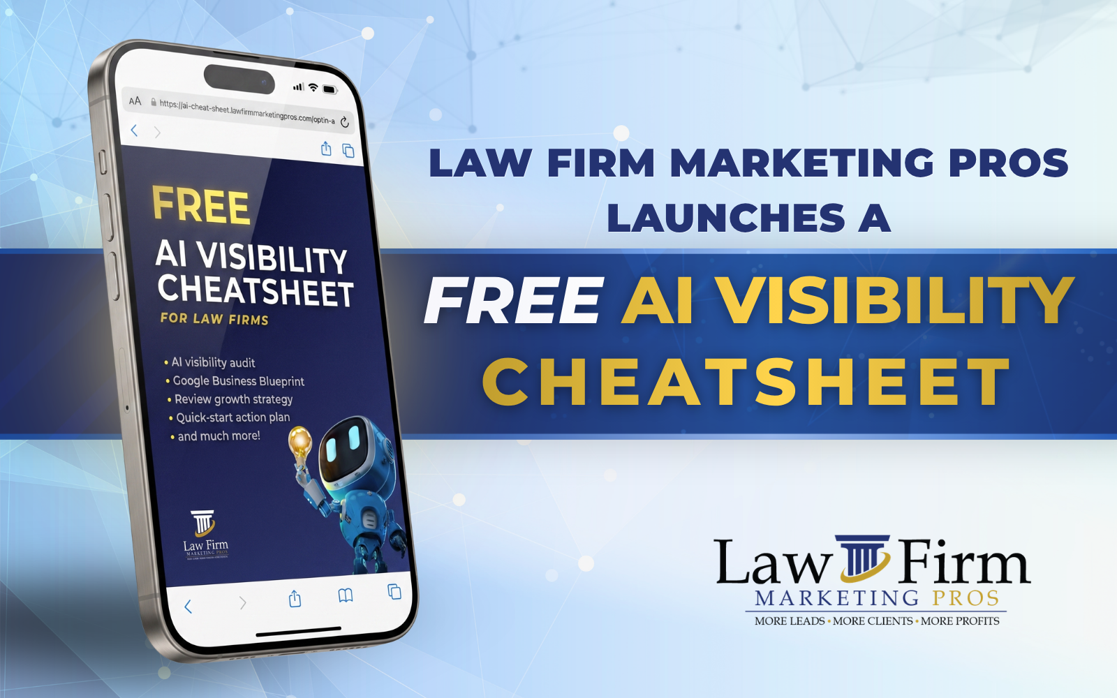 Home-form 27 Law Firm Marketing Pros Launches a FREE AI Visibility Cheatsheet
