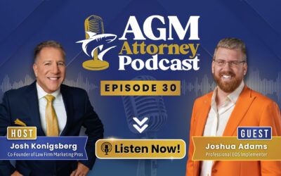 Press Releases 5 Joshua Adams & Josh Konigsberg on Scaling Law Firms Beyond the Founder with EOS