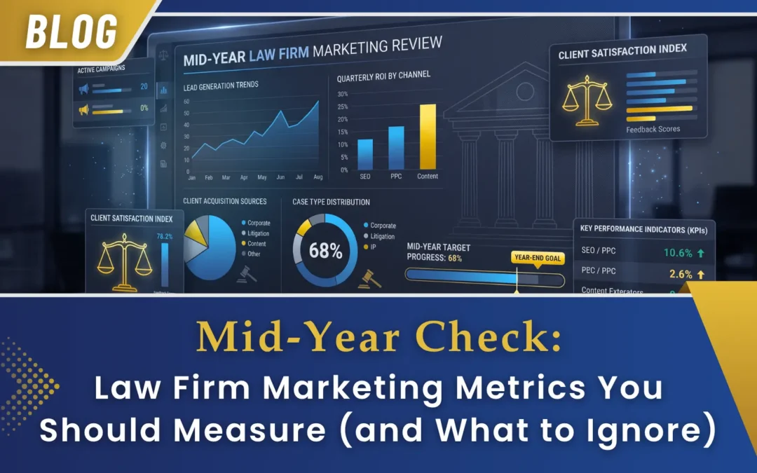 Mid-Year Check: Law Firm Marketing Metrics You Should Measure (and What to Ignore)