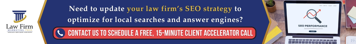 GEO, AEO, and SEO for Law Firms: What These Strategies Mean for Law Firm Marketing 1 Need to update your law firm’s SEO strategy to optimize for local searches and answer engines