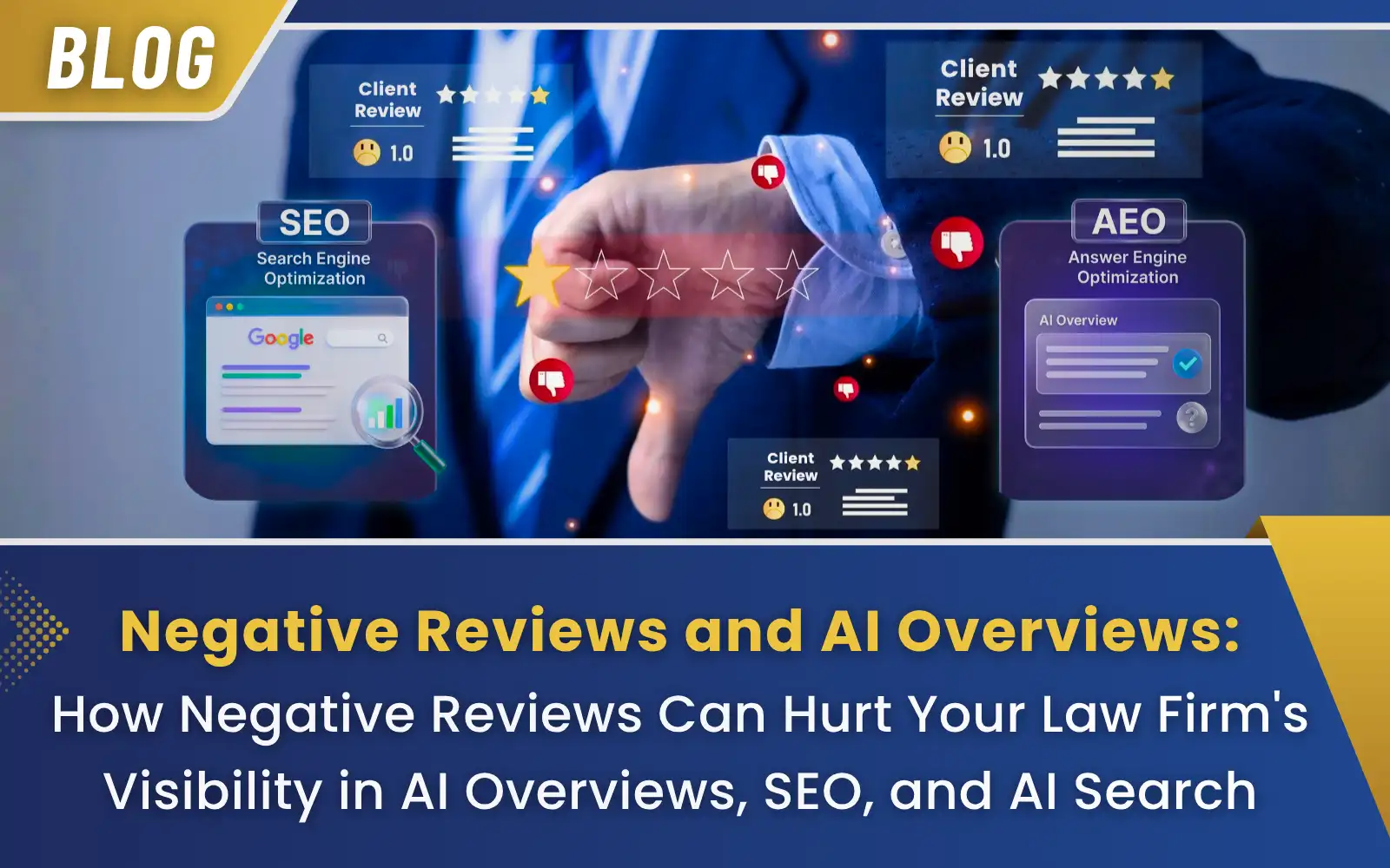 Home-form 24 Negative Reviews and AI Overviews: How Negative Reviews Can Hurt Your Law Firm’s Visibility in AI Overviews, SEO, and AI Search